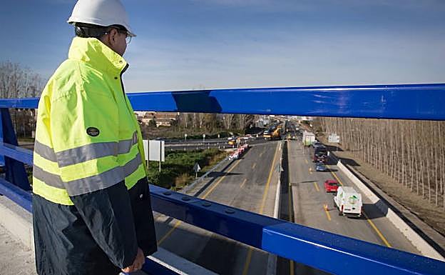 Obras en la Segunda Circunvalació. 