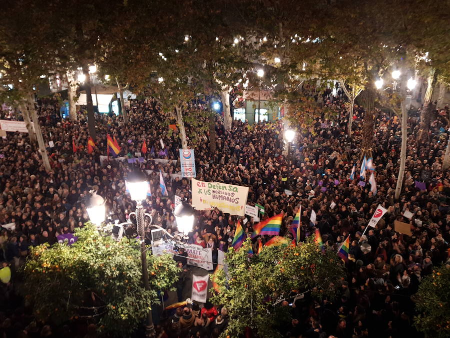 Ha sido el ensayo general de la movilización del 8 de marzo, Día Internacional de la Mujer, cuando por convocatoria de los sindicatos habrá una huelga feminista