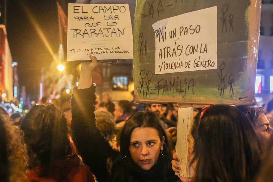 Ha sido el ensayo general de la movilización del 8 de marzo, Día Internacional de la Mujer, cuando por convocatoria de los sindicatos habrá una huelga feminista