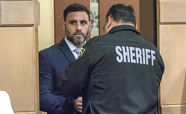 Pablo Ibar a su llegada al tribunal estatal de Florida.