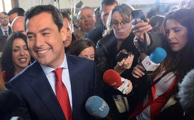 El presidente promete «beligerancia activa» desde Andalucía «frente a quienes quieren romper España»