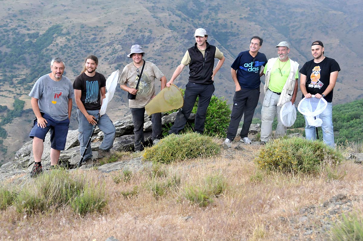Equipo de investigación sobre la mariposa Apolo de Sierra Nevada 
