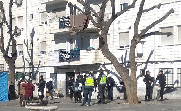 Momento de la intervención.