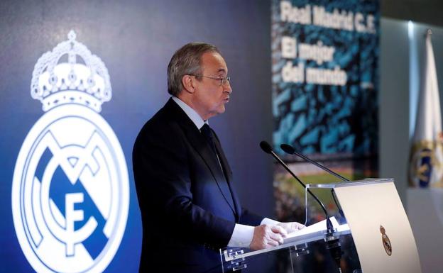 Florentino Pérez, presidente del Real Madrid. 