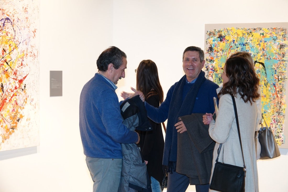 La Biblioteca de Andalucía acoge la exposición 'Palabras más allá del liezo', en la que tres pintores interpretan los textos de trece poetas andaluces de reconocido prestigio