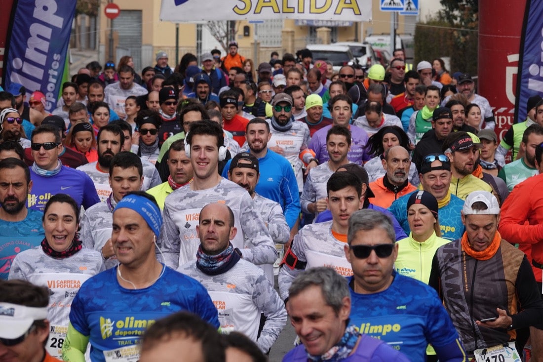 Un recorrido de 7 kilómetros en la categoría absoluta que transcurrió entre secaderos. Este año volvió a haber una categoría para senderistas de 5 kilómetros.