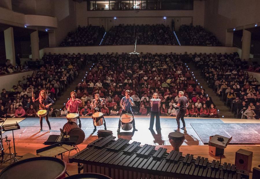En la jornada del jueves, colegios de Granada y Almería se acercaron a disfrutar del progama 'Ritmos