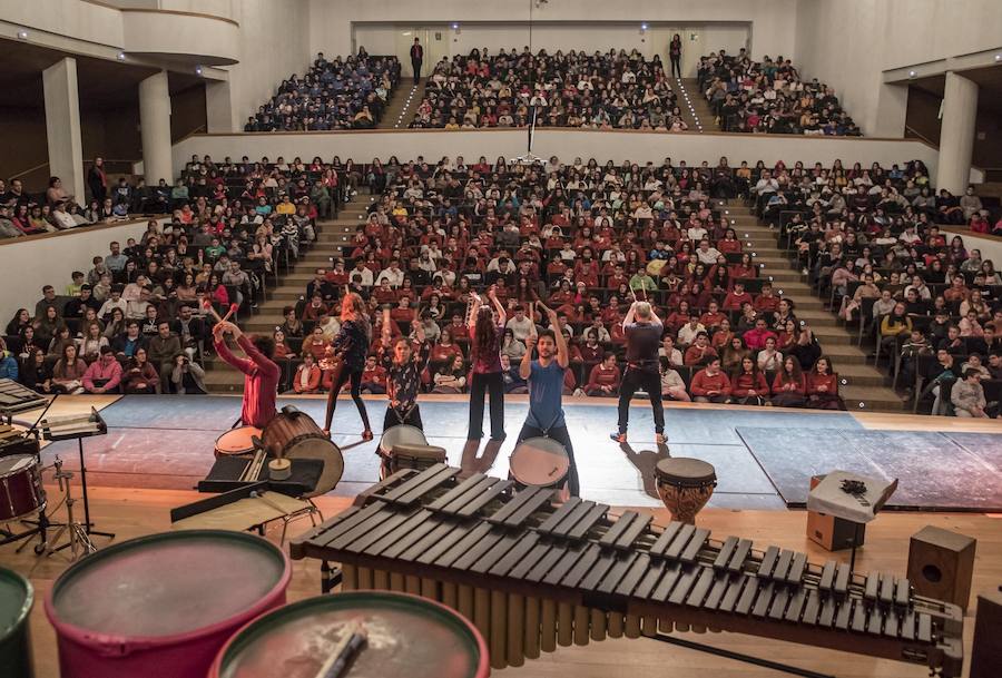 En la jornada del jueves, colegios de Granada y Almería se acercaron a disfrutar del progama 'Ritmos