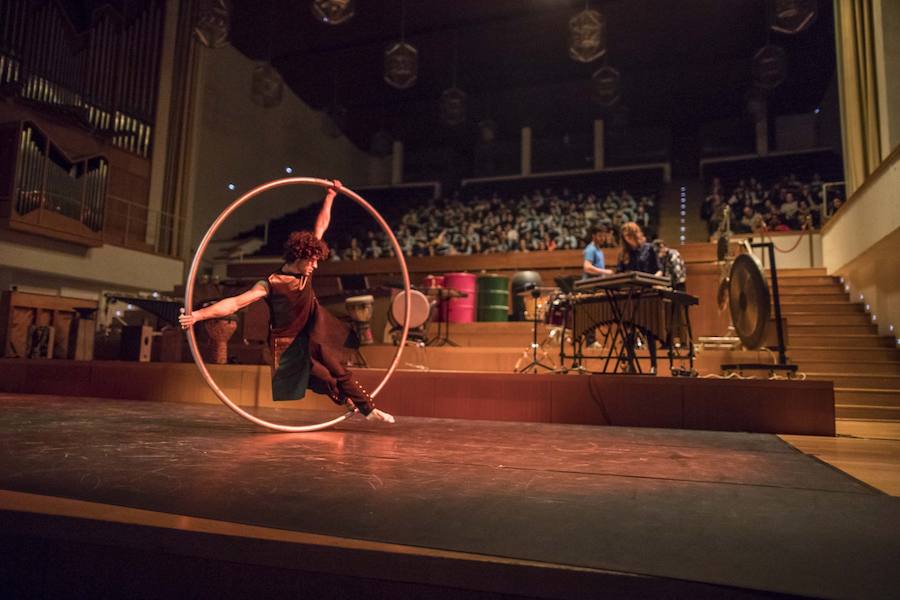 En la jornada del jueves, colegios de Granada y Almería se acercaron a disfrutar del progama 'Ritmos