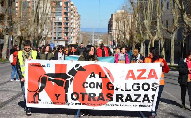 Manifestación hoy en Jaén en contra de la caza.
