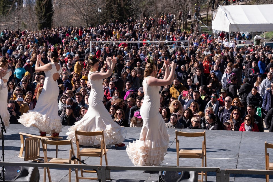 La celebración del patrón de Granada ha estado este año marcada por las alertas de nieve y frío de la Aemet