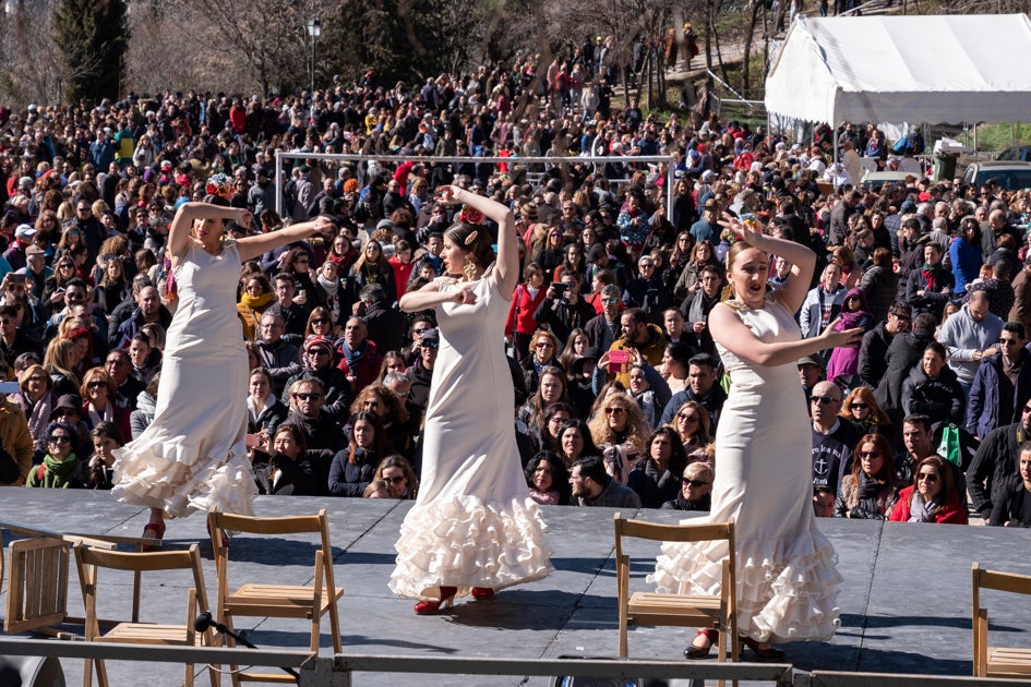 La celebración del patrón de Granada ha estado este año marcada por las alertas de nieve y frío de la Aemet
