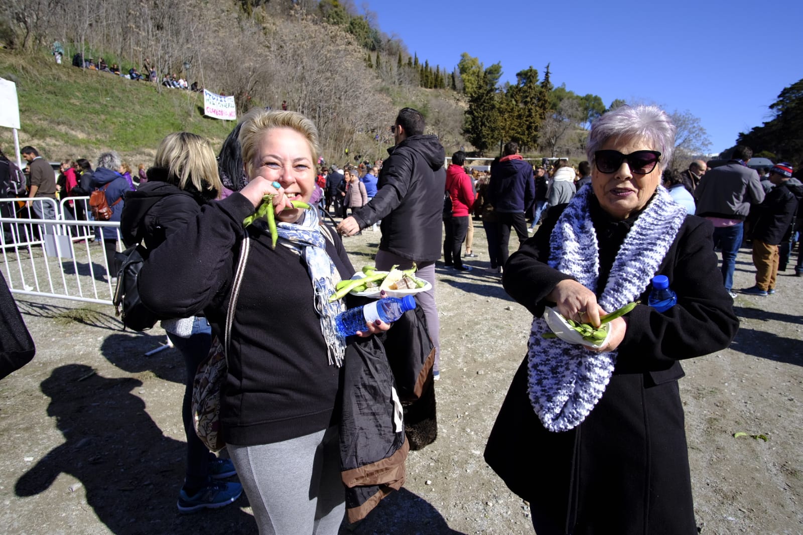 La celebración del patrón de Granada ha estado este año marcada por las alertas de nieve y frío de la Aemet
