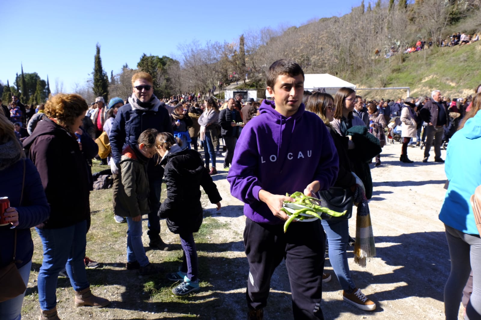 La celebración del patrón de Granada ha estado este año marcada por las alertas de nieve y frío de la Aemet