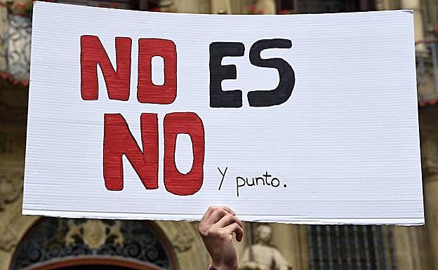 Protesta contra los abusos sexuales.