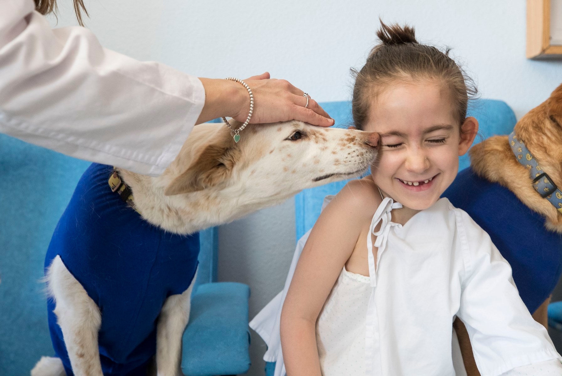 Parcitipan en sesiones de terapia individualizada de 45 minutos cada martes con niños de las unidades de Oncología y Cirugía Infantil del Materno-Infantil del Virgen de las Nieves