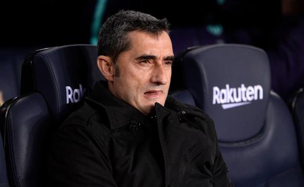 Ernesto Valverde, durante el partido ante el Madrid.