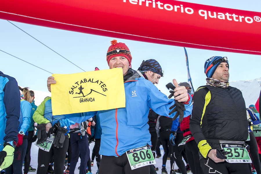 Jacob Gutiérrez arrasa en las cumbres de Sierra Nevada. El corredor de Dúrcal queda campeón de España de snow running por segundo año consecutivo y mejora su crono en catorce minutos