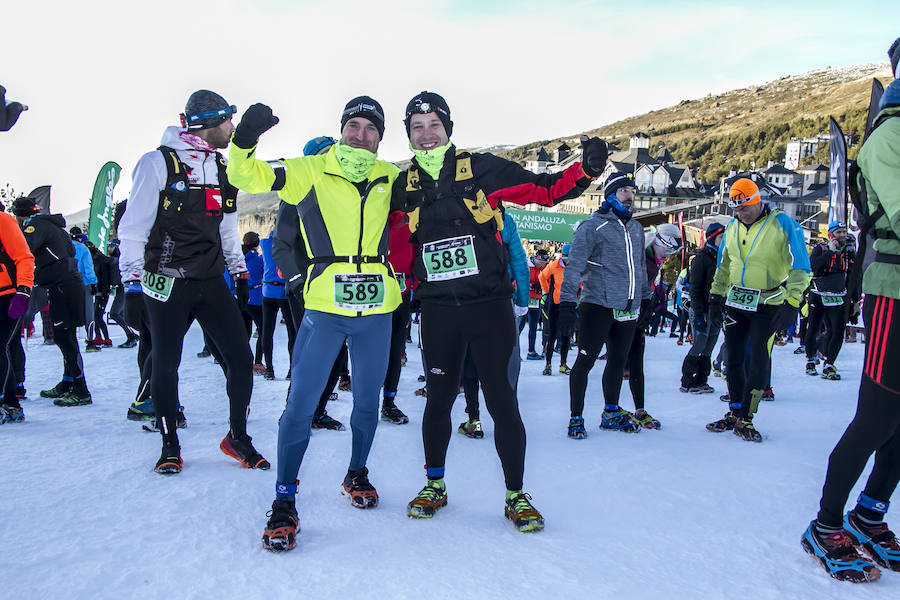 Jacob Gutiérrez arrasa en las cumbres de Sierra Nevada. El corredor de Dúrcal queda campeón de España de snow running por segundo año consecutivo y mejora su crono en catorce minutos