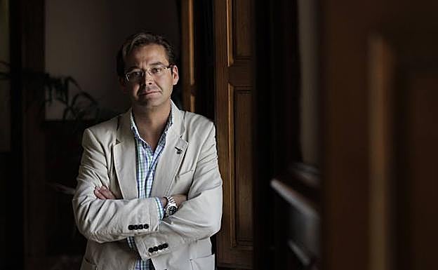 Antonio Granados, en el Ayuntamiento de Granada