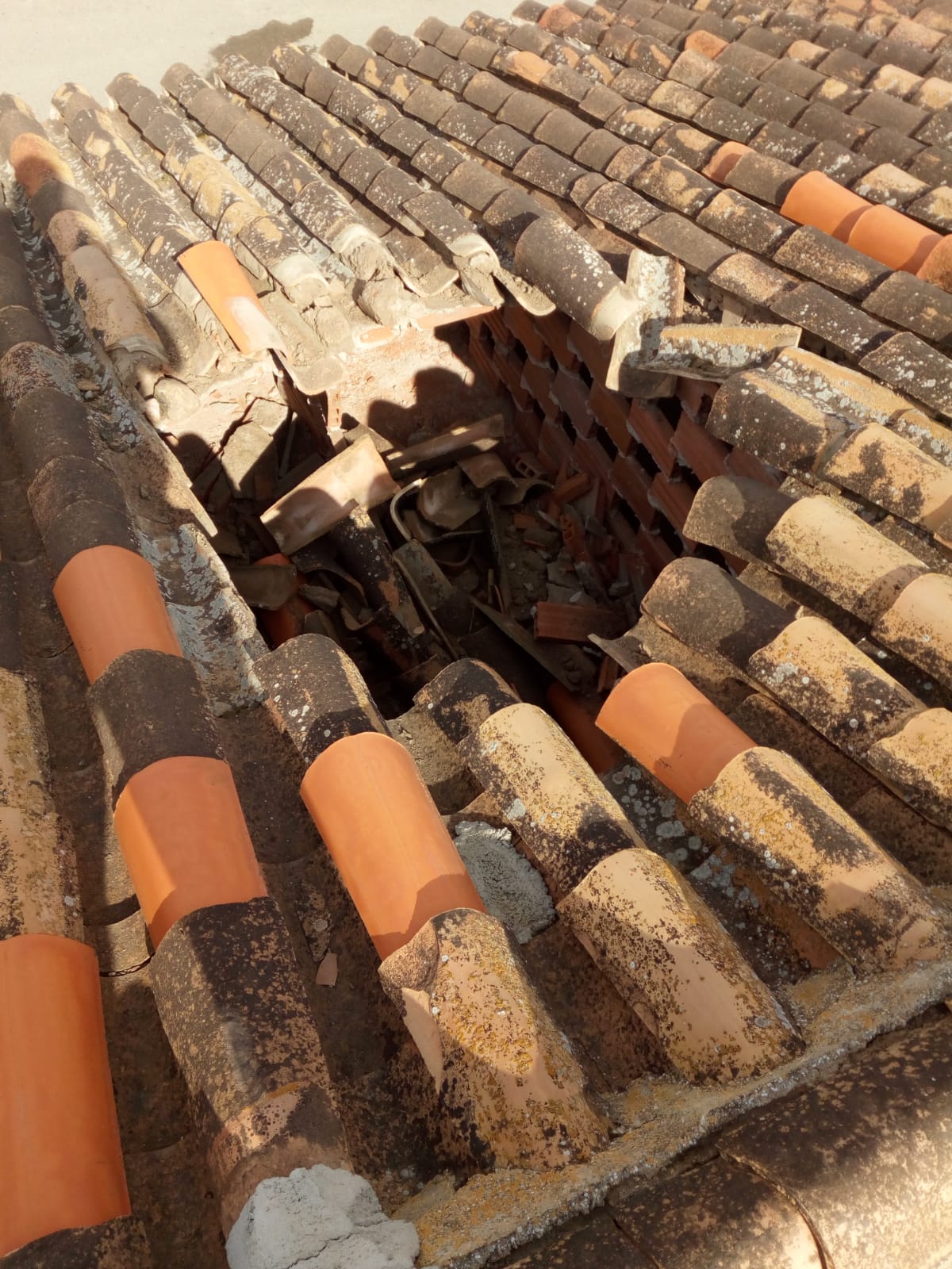 Vecinos de Cogollos de Guadix aseguran que el pasado domingo cayeron tres misteriosos objetos desde el cielo. Tres luces surcaron el cielo por la tarde. Uno de ellos impactó contra el tejado de una vivienda deshabitada, según aseguran quienens vieron los supuestos meteoritos.