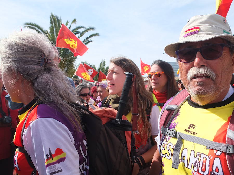 Los participantes pidieron a su llegada «verdad, justicia y reparación»