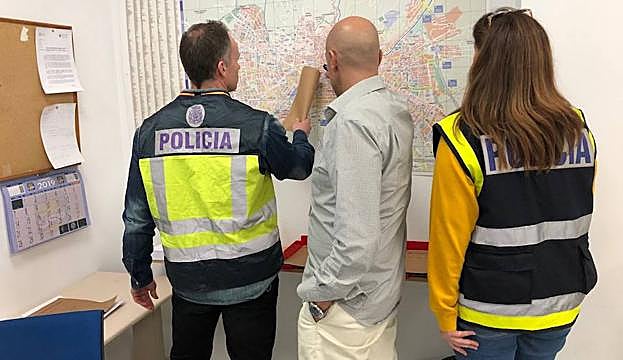 Miembros del grupo de Fugitivos de la Policía Nacional de Granada. 