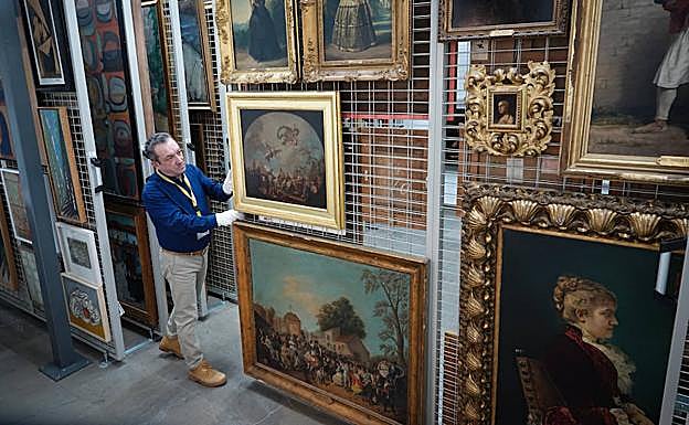 El Museo de Bellas Artes tiene depositadas 49 obras procedentes del Prado y ocho del Reina Sofía.