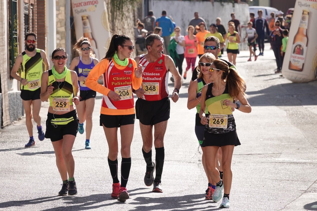El Valle de Lecrín acoge una modesta carrera con 350 participantes entre corredores absolutos, senderistas y chiquillos