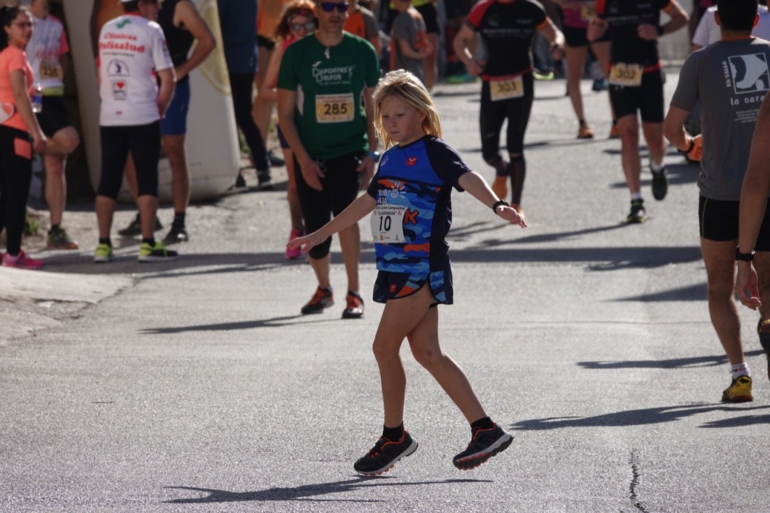 El Valle de Lecrín acoge una modesta carrera con 350 participantes entre corredores absolutos, senderistas y chiquillos