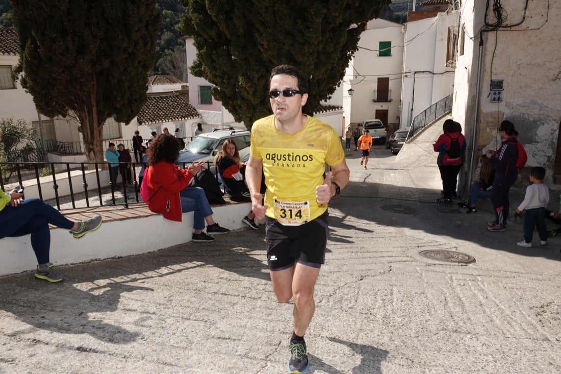 El Valle de Lecrín acoge una modesta carrera con 350 participantes entre corredores absolutos, senderistas y chiquillos