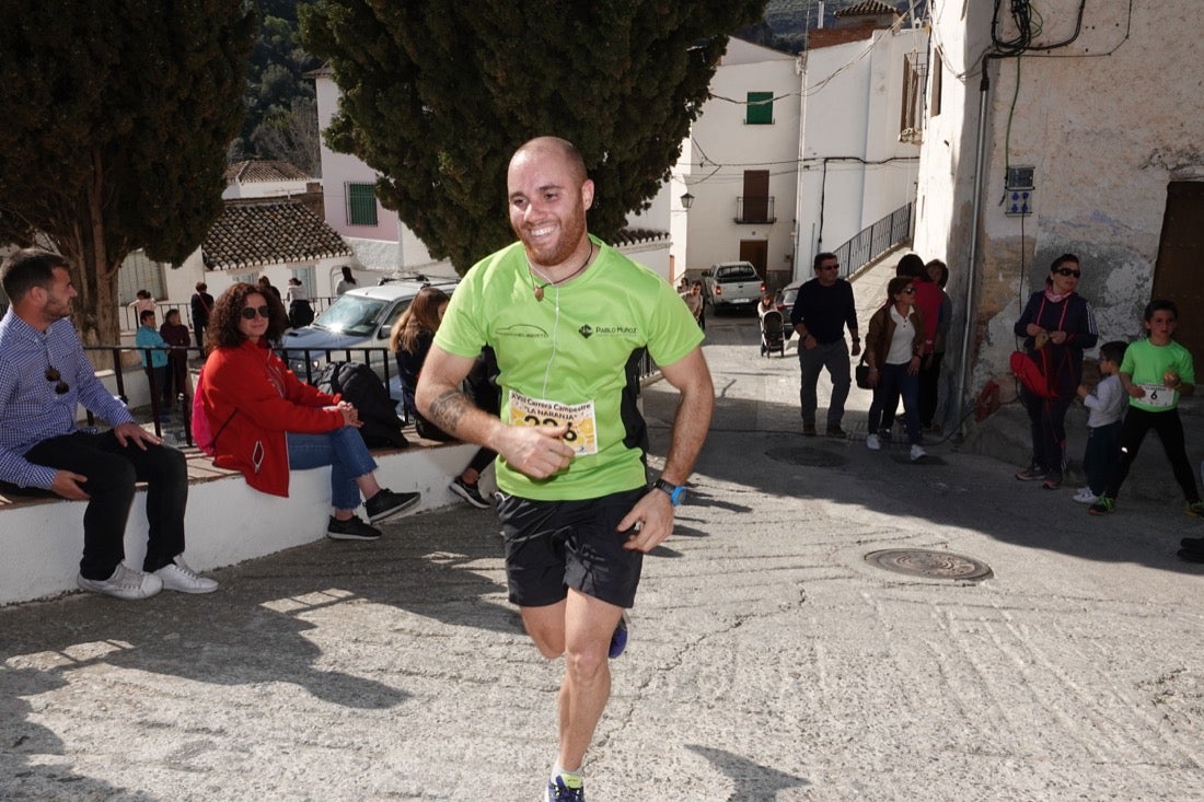 El Valle de Lecrín acoge una modesta carrera con 350 participantes entre corredores absolutos, senderistas y chiquillos