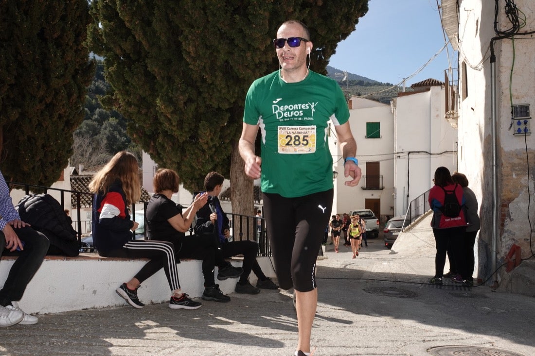El Valle de Lecrín acoge una modesta carrera con 350 participantes entre corredores absolutos, senderistas y chiquillos