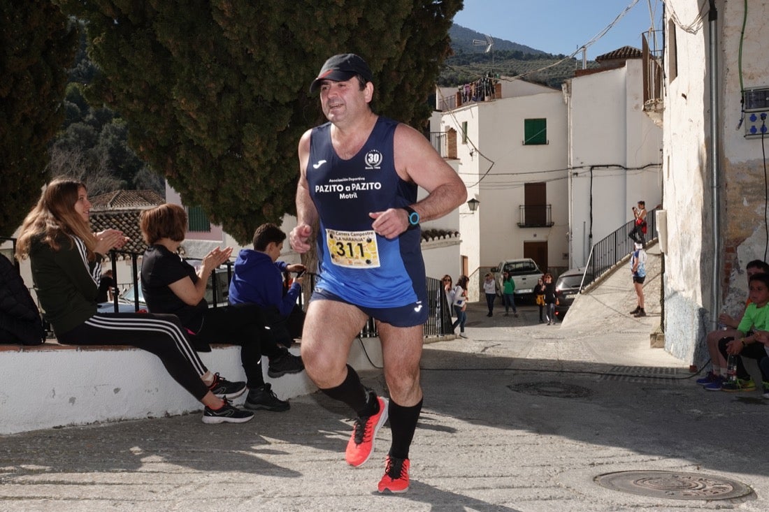 El Valle de Lecrín acoge una modesta carrera con 350 participantes entre corredores absolutos, senderistas y chiquillos