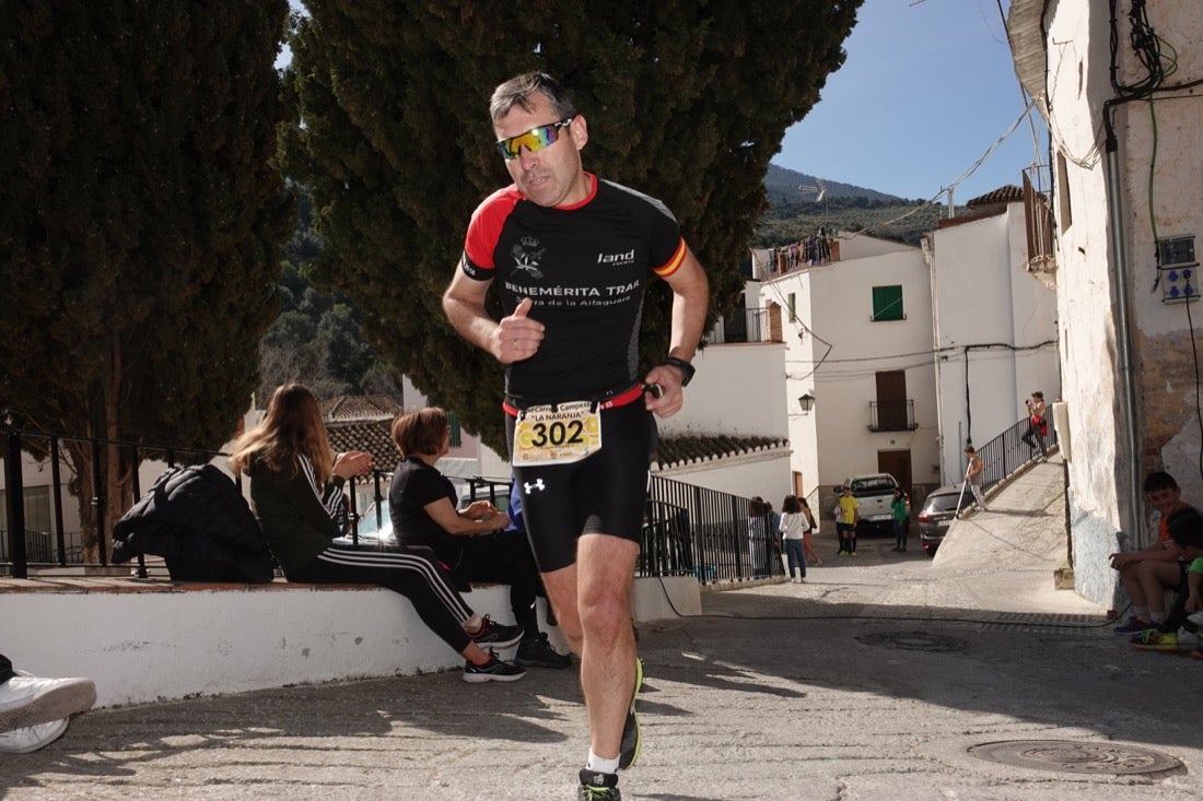 El Valle de Lecrín acoge una modesta carrera con 350 participantes entre corredores absolutos, senderistas y chiquillos