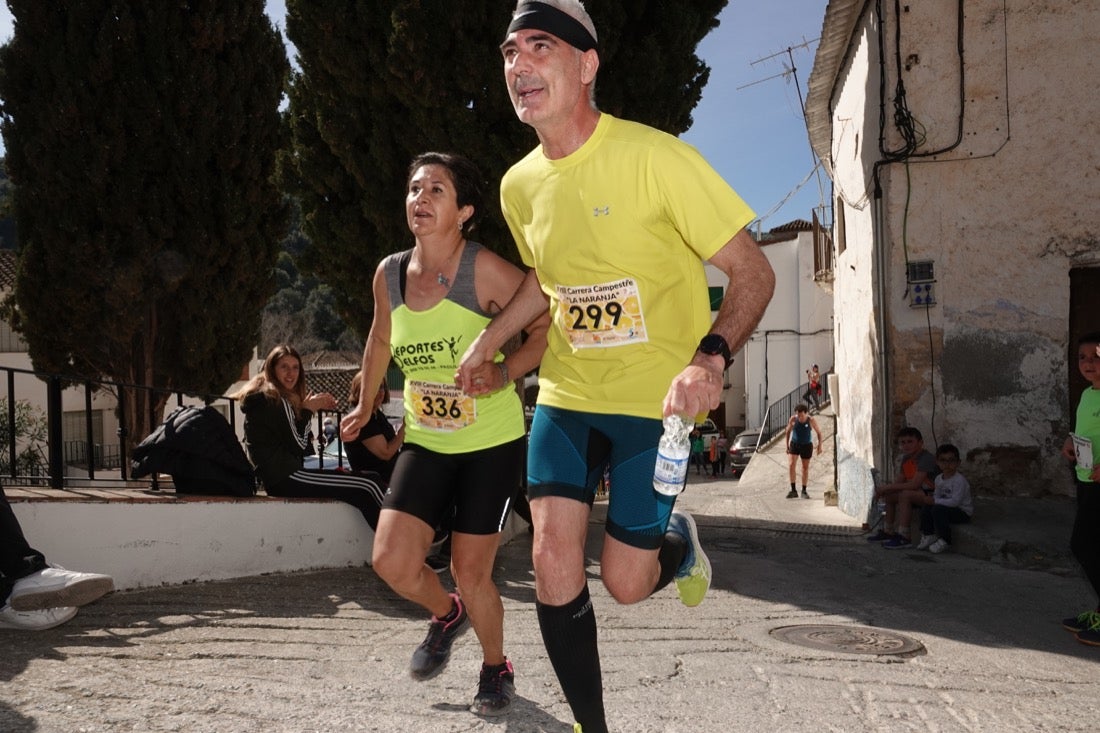 El Valle de Lecrín acoge una modesta carrera con 350 participantes entre corredores absolutos, senderistas y chiquillos