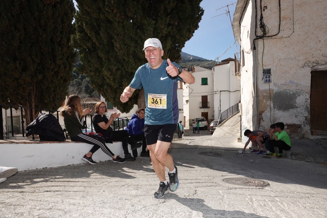 El Valle de Lecrín acoge una modesta carrera con 350 participantes entre corredores absolutos, senderistas y chiquillos