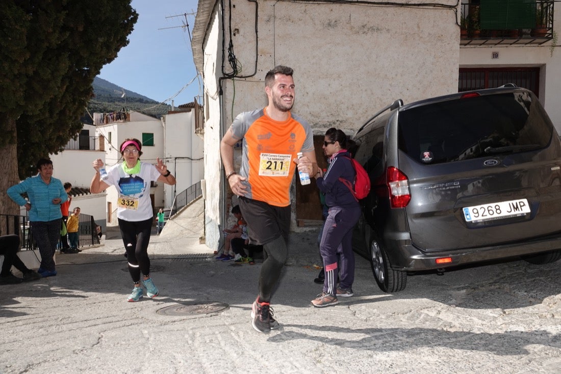 El Valle de Lecrín acoge una modesta carrera con 350 participantes entre corredores absolutos, senderistas y chiquillos