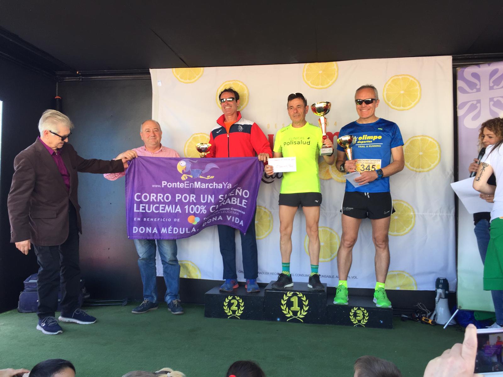 El Valle de Lecrín acoge una modesta carrera con 350 participantes entre corredores absolutos, senderistas y chiquillos