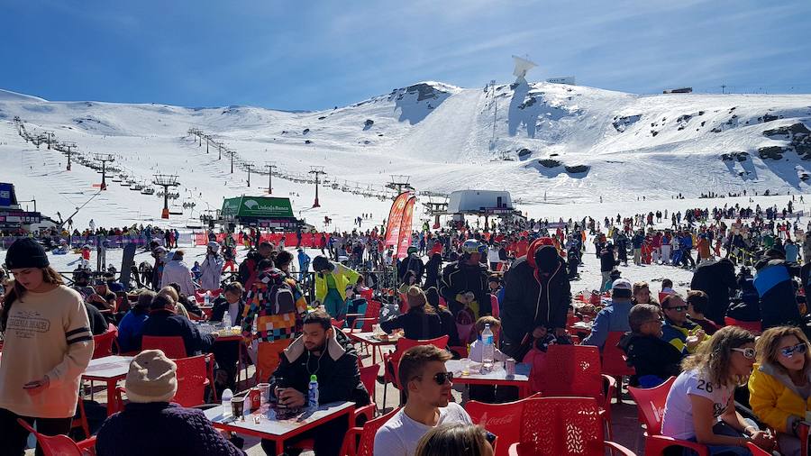 9.000 esquiadores el 28 de febrero y más de un 80% de ocupación hasta el domingo