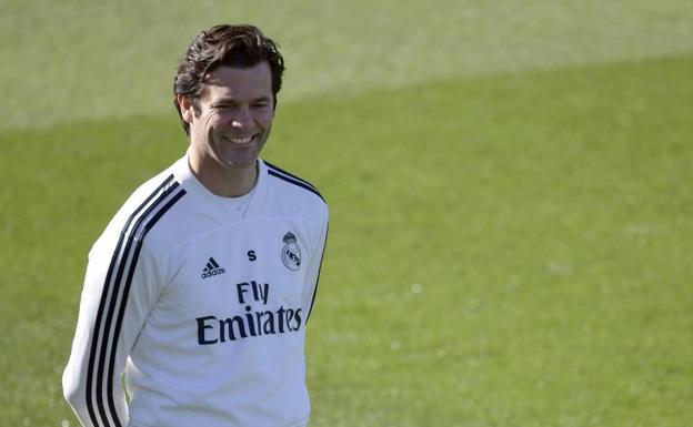 Santiago Solari, entrenador del Real Madrid. 