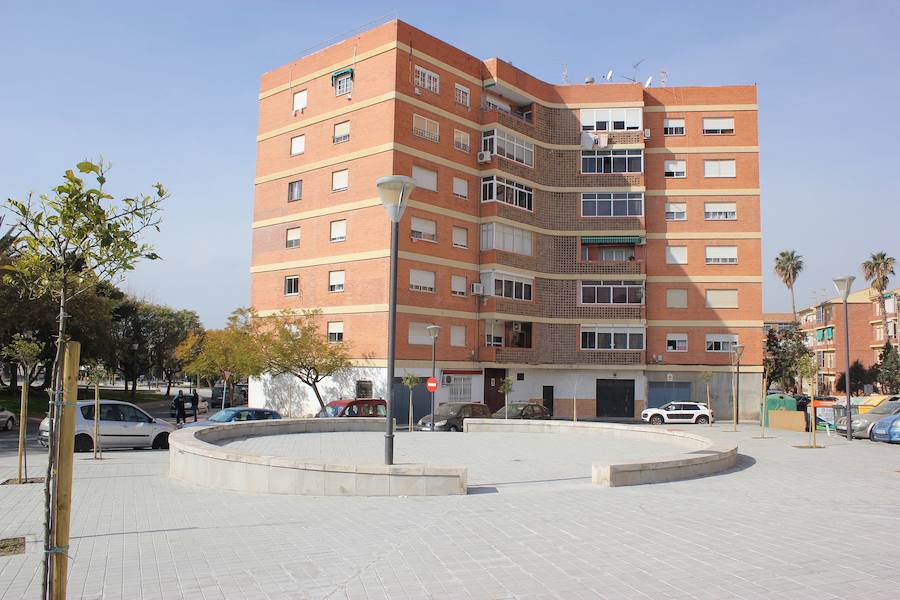 La nueva imagen de la plaza situada al final de la calle doctor Tercedor. 