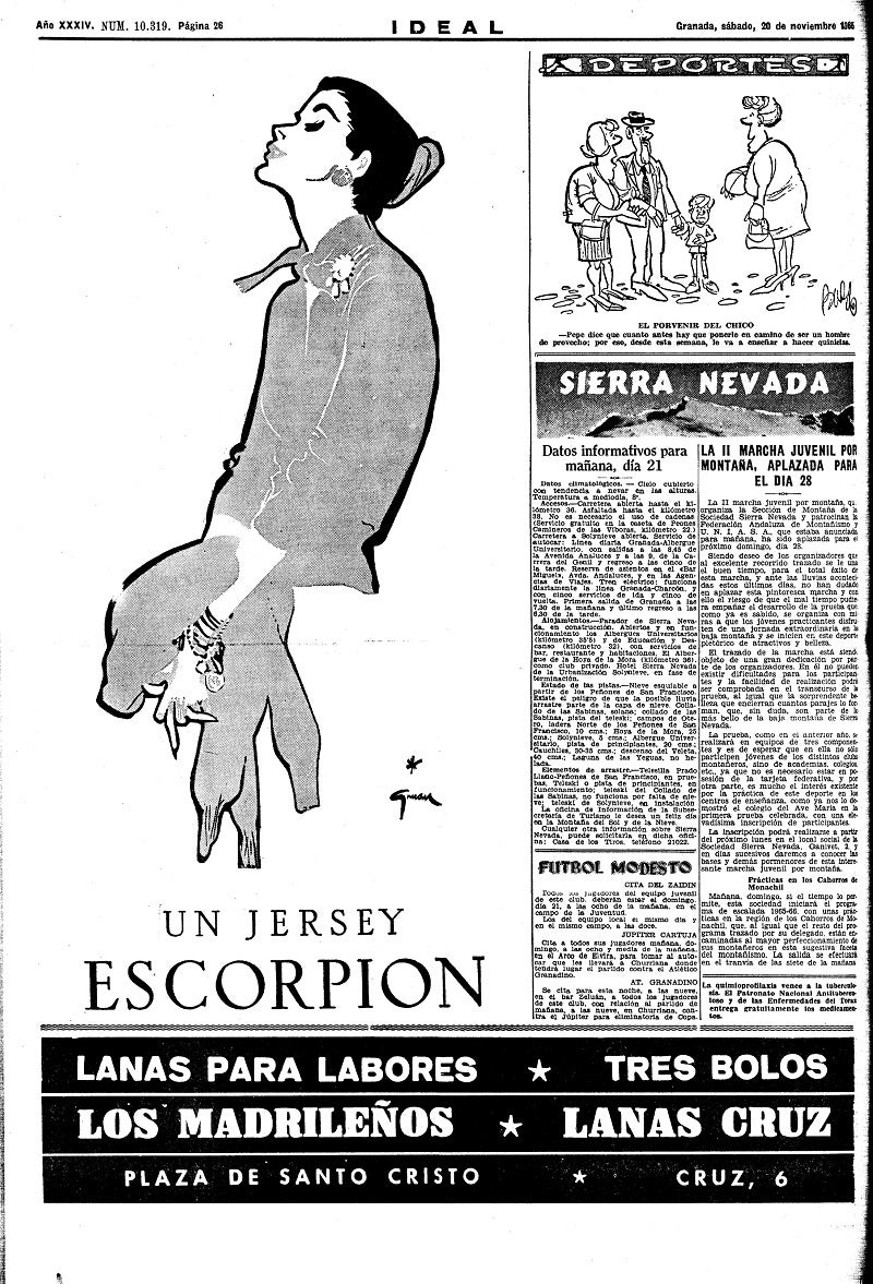 En la red de Mujeres del Zaidín saben bien lo que han luchado para ser indpendientes. «ací para obedecer», cuenta una de ellas, hasta que se rebeló. Las páginas de IDEAL de la década de los años sesenta reflejan en sus publicidades el ambiente de la época y la imagen de la mujer de entonces.