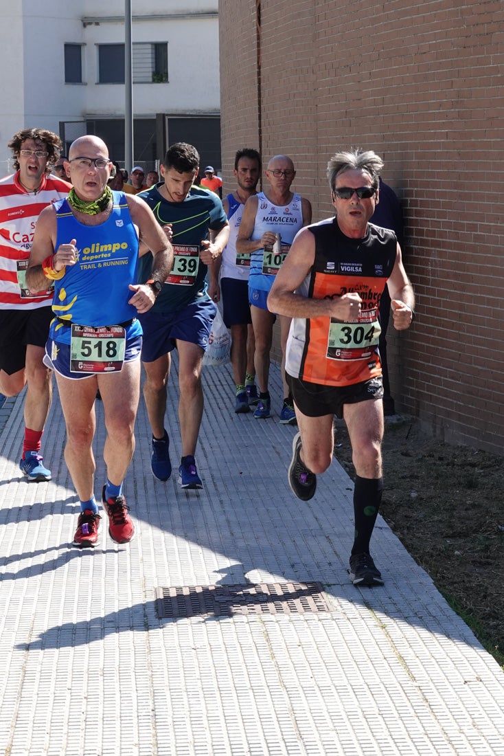 A algunos participantes parece que los 10 kilómetros del reccorido de la prueba de fondo de Loja se les hace leve a tenor de sus sonrisas y buen rollo. Otros en cambio parecen sufrir más o simplemente se concentran para disfrutar de la carrera.