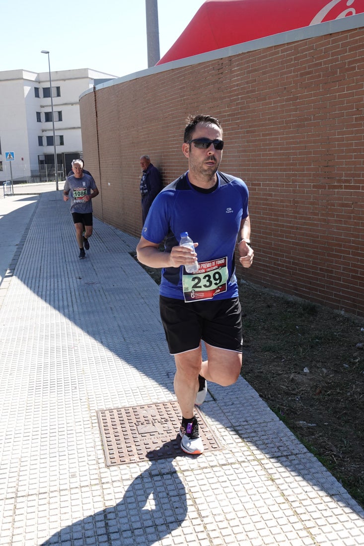 El reguero de atletas es amplio. Las piernas pesan en algunos momentos pero el objetivo de llegar a meta se mantiene. Si has participado en la carrera de fondo de Loja, prueba suerte a ver si te hemos retratado a lo largo del recorrido.