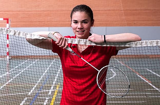 Candela Arcos tiene un gran futuro en el bádminton internacional. 