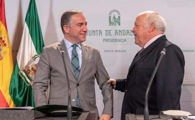 Bendodo y Aguirre, hoy en rueda de prensa