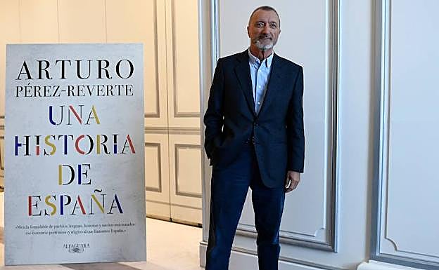 Arturo Pérez-Reverte, en la presentación de su último libro.