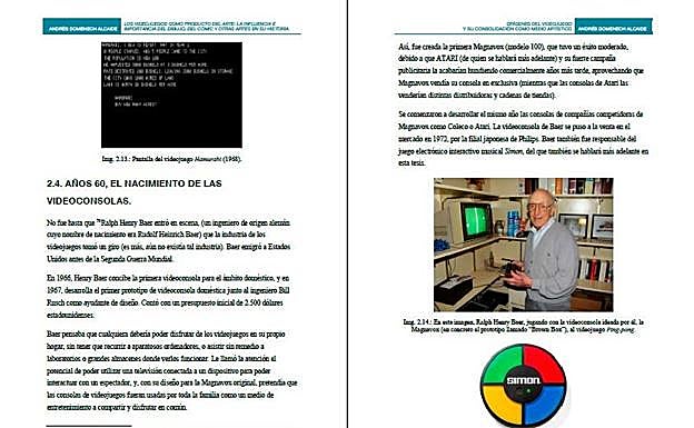 Imagen principal - Algunas páginas del trabajo de Doménech