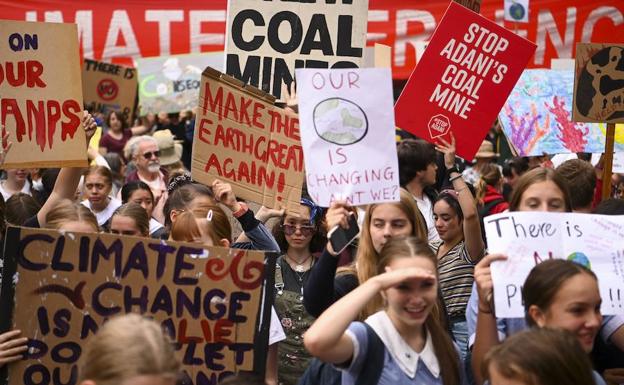 Galería. Las protestas juveniles contra el cambio climático al rededor del mundo.